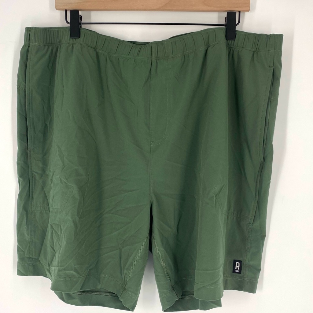 Rhone Mens Green Essentials Training Short Unlined